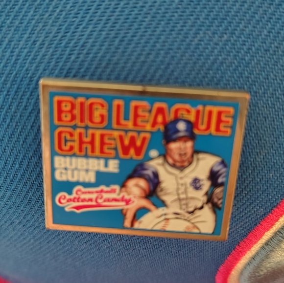 Atlanta Braves New Era Blue/Pink MLB x Big League Chew Fitted Hat - Picture 4 of 10